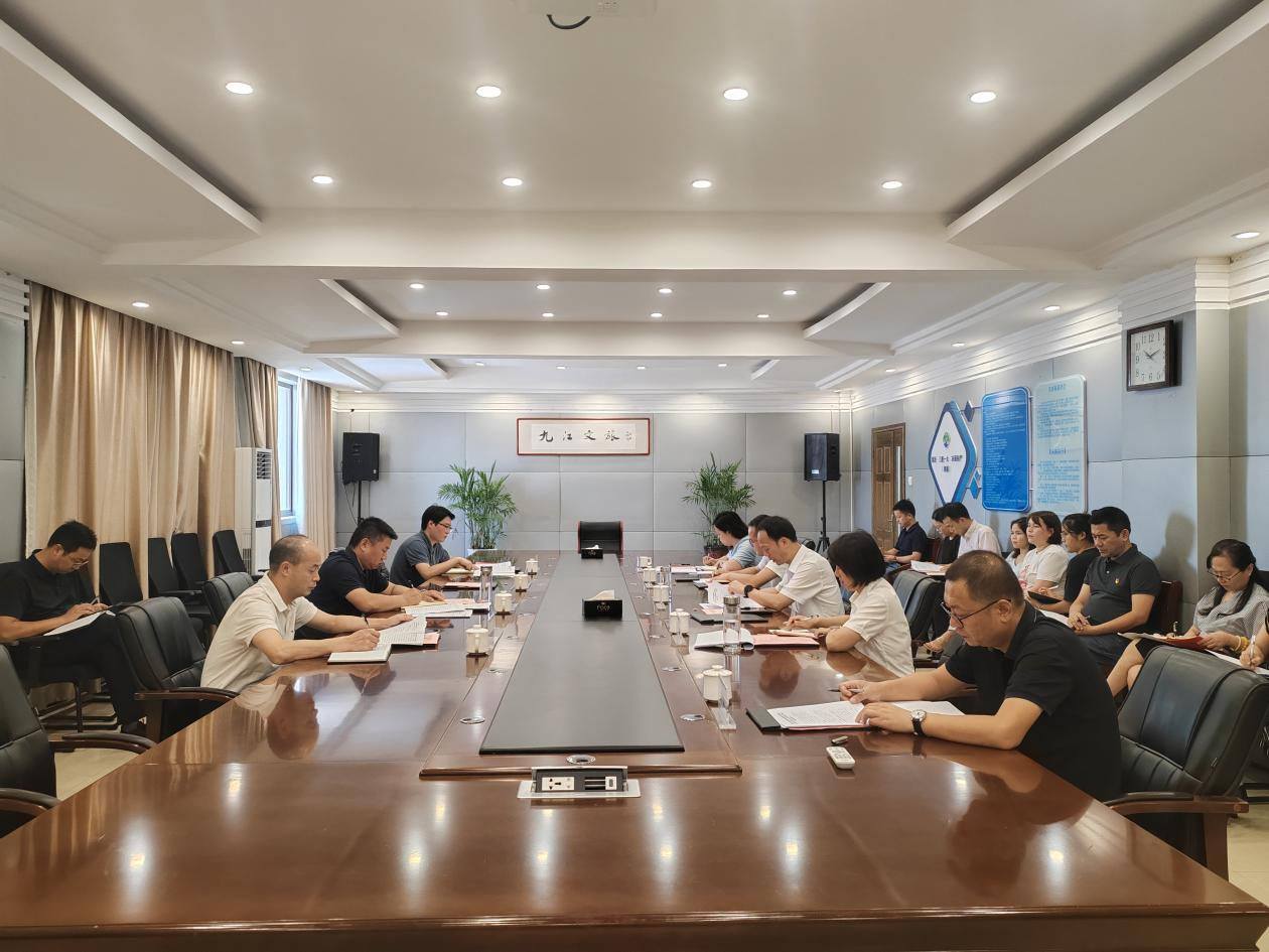 市國控集團黨委書記、董事長張志堅赴市文旅集團開展學習教育評估座談